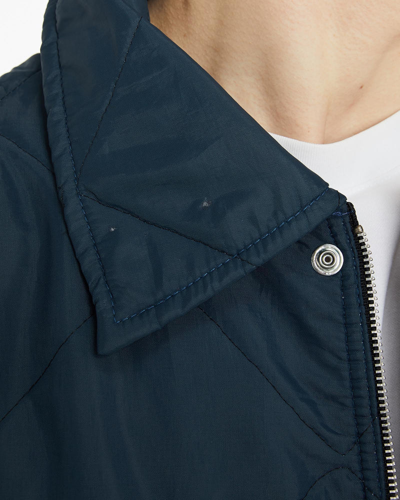 Vintage, 90s, Big, Smith, Puffer, Jacket, The Real Deal, size extra large, colour Navy, newtown, sydney, australia, thrift store, opshop, preloved, secondhand, sustainable, retro, antique, 70s, 80s, 90s, 2000s, 00s, fashion, clothing, streetwear, trendy, garment, style, boutique, store, shop, archive, sale, cheap, best, top, Jackets