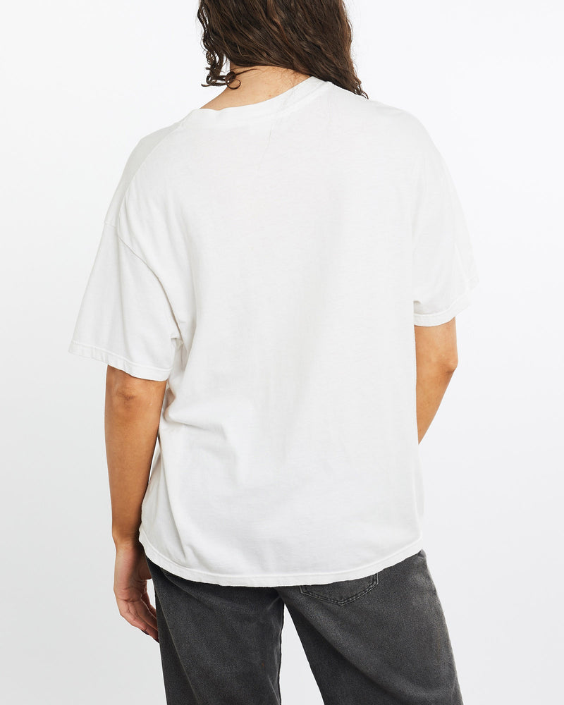 Vintage, 90s, Wolf, Wildlife, Tee, The Real Deal, size medium, colour White, newtown, sydney, australia, thrift store, opshop, preloved, secondhand, sustainable, retro, antique, 70s, 80s, 90s, 2000s, 00s, fashion, clothing, streetwear, trendy, garment, style, boutique, store, shop, archive, sale, cheap, best, top, T-Shirts