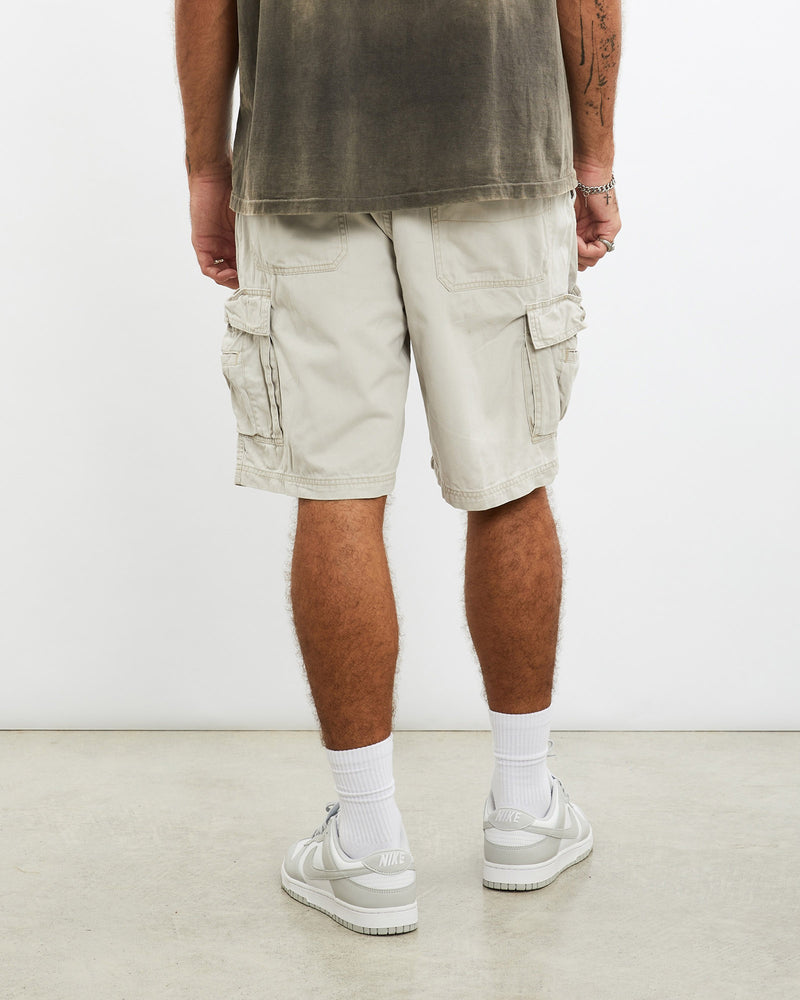 Vintage, Wrangler, Cargo, Shorts, The Real Deal, size 35", colour Beige, newtown, sydney, australia, thrift store, opshop, preloved, secondhand, sustainable, retro, antique, 70s, 80s, 90s, 2000s, 00s, fashion, clothing, streetwear, trendy, garment, style, boutique, store, shop, archive, sale, cheap, best, top, Shorts