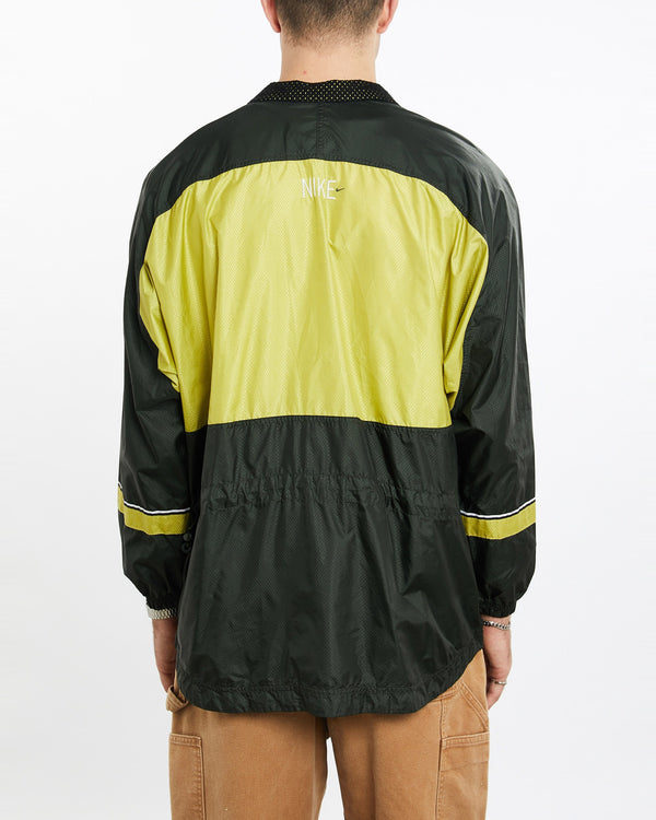 Vintage, 90s, Nike, Windbreaker, Jacket, The Real Deal, size extra large, colour Green, newtown, sydney, australia, thrift store, opshop, preloved, secondhand, sustainable, retro, antique, 70s, 80s, 90s, 2000s, 00s, fashion, clothing, streetwear, trendy, garment, style, boutique, store, shop, archive, sale, cheap, best, top, Jackets