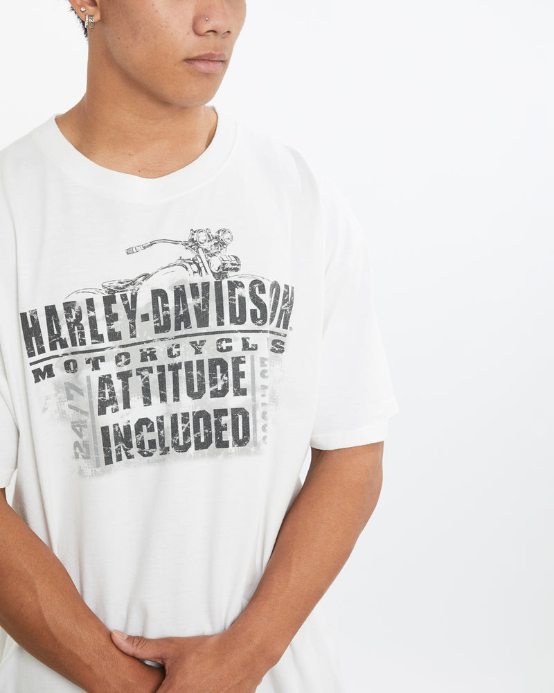 Vintage Harley Davidson Tee <br>L , The Real Deal , newtown, sydney, australia, thrift store, opshop, preloved, secondhand, sustainable, retro, antique, 70s, 80s, 90s, 2000s, 00s, fashion, clothing, streetwear, trendy, garment, style, boutique, store, shop, archive, sale, cheap, best, top