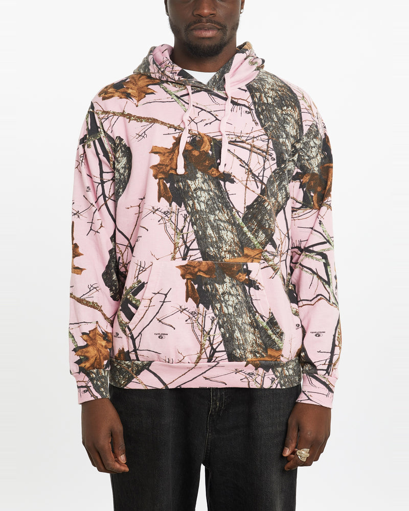 Vintage Mossy Oak Realtree Camo Hooded Sweatshirt <br>L , The Real Deal , newtown, sydney, australia, thrift store, opshop, preloved, secondhand, sustainable, retro, antique, 70s, 80s, 90s, 2000s, 00s, fashion, clothing, streetwear, trendy, garment, style, boutique, store, shop, archive, sale, cheap, best, top