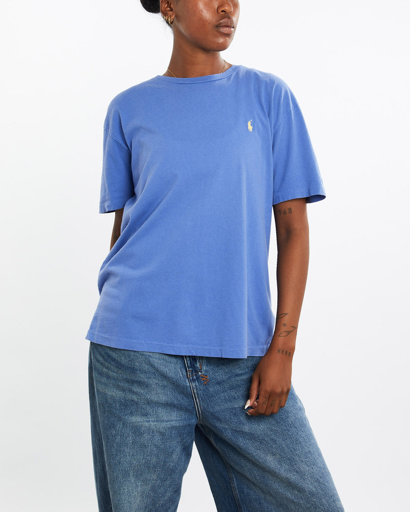 Vintage, 90s, Polo, Ralph, Lauren, Tee, The Real Deal, size medium, colour Blue, newtown, sydney, australia, thrift store, opshop, preloved, secondhand, sustainable, retro, antique, 70s, 80s, 90s, 2000s, 00s, fashion, clothing, streetwear, trendy, garment, style, boutique, store, shop, archive, sale, cheap, best, top, T-Shirts