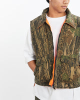 Vintage, Trebark, Realtree, Camo, Reversible, Vest, The Real Deal, size large, colour Brown, newtown, sydney, australia, thrift store, opshop, preloved, secondhand, sustainable, retro, antique, 70s, 80s, 90s, 2000s, 00s, fashion, clothing, streetwear, trendy, garment, style, boutique, store, shop, archive, sale, cheap, best, top, Jackets