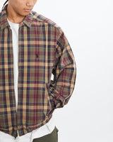 Vintage, 90s, Polo, Ralph, Lauren, Harrington, Jacket, The Real Deal, size extra large, colour Multicolour, newtown, sydney, australia, thrift store, opshop, preloved, secondhand, sustainable, retro, antique, 70s, 80s, 90s, 2000s, 00s, fashion, clothing, streetwear, trendy, garment, style, boutique, store, shop, archive, sale, cheap, best, top, Jackets