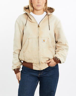 Vintage, 90s, Carhartt, Active', Jacket, The Real Deal, size medium, colour Beige, newtown, sydney, australia, thrift store, opshop, preloved, secondhand, sustainable, retro, antique, 70s, 80s, 90s, 2000s, 00s, fashion, clothing, streetwear, trendy, garment, style, boutique, store, shop, archive, sale, cheap, best, top, Jackets