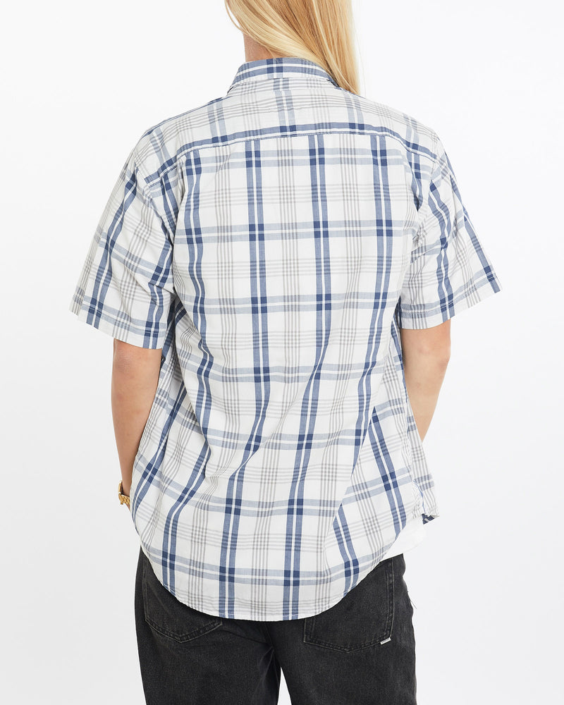 Vintage, 90s, Polo, Ralph, Lauren, Short, Sleeve, Button, Up, Shirt, The Real Deal, size medium, colour White, newtown, sydney, australia, thrift store, opshop, preloved, secondhand, sustainable, retro, antique, 70s, 80s, 90s, 2000s, 00s, fashion, clothing, streetwear, trendy, garment, style, boutique, store, shop, archive, sale, cheap, best, top, Shirts