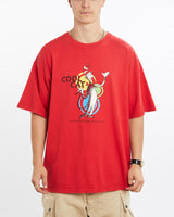 Vintage, 90s, Dr., Seuss, Cat, in, the, Hat, Tee, The Real Deal, size extra large, colour Red, newtown, sydney, australia, thrift store, opshop, preloved, secondhand, sustainable, retro, antique, 70s, 80s, 90s, 2000s, 00s, fashion, clothing, streetwear, trendy, garment, style, boutique, store, shop, archive, sale, cheap, best, top, T-Shirts