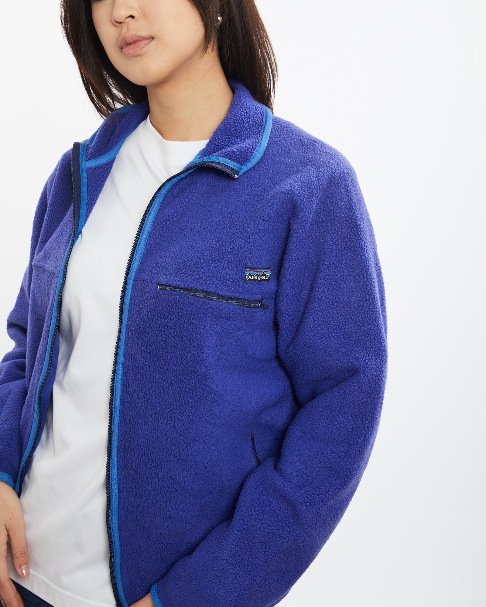Vintage 90s Patagonia Full Zip Fleece Sweatshirt S