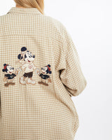 Vintage, 90s, Disney, Minnie, Mouse, Button, Up, Shirt, The Real Deal, size medium, colour Brown, newtown, sydney, australia, thrift store, opshop, preloved, secondhand, sustainable, retro, antique, 70s, 80s, 90s, 2000s, 00s, fashion, clothing, streetwear, trendy, garment, style, boutique, store, shop, archive, sale, cheap, best, top, Shirts