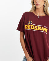 Vintage, 80s, NFL, Washington, Redskins, Tee, The Real Deal, size small, colour Burgundy, newtown, sydney, australia, thrift store, opshop, preloved, secondhand, sustainable, retro, antique, 70s, 80s, 90s, 2000s, 00s, fashion, clothing, streetwear, trendy, garment, style, boutique, store, shop, archive, sale, cheap, best, top, T-Shirts