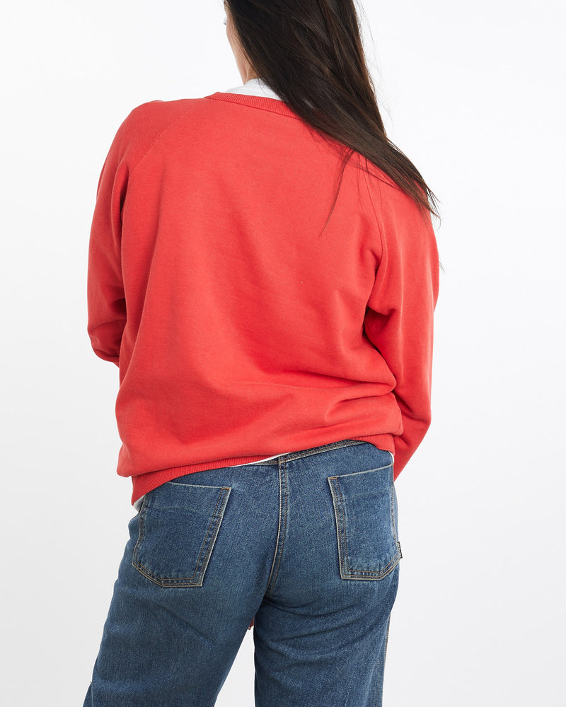 Vintage, 70s, Royal, Australian, Air, Force, Sweatshirt, The Real Deal, size small, colour Red, newtown, sydney, australia, thrift store, opshop, preloved, secondhand, sustainable, retro, antique, 70s, 80s, 90s, 2000s, 00s, fashion, clothing, streetwear, trendy, garment, style, boutique, store, shop, archive, sale, cheap, best, top, Sweats and hoodies