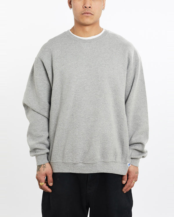Vintage, Russell, Athletic, Sweatshirt, The Real Deal, size extra large, colour Grey, newtown, sydney, australia, thrift store, opshop, preloved, secondhand, sustainable, retro, antique, 70s, 80s, 90s, 2000s, 00s, fashion, clothing, streetwear, trendy, garment, style, boutique, store, shop, archive, sale, cheap, best, top, Sweats and hoodies