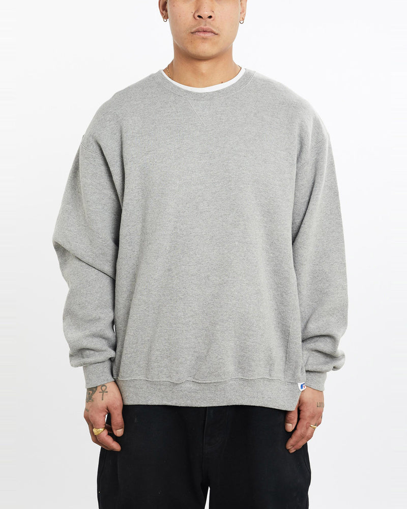 Vintage, Russell, Athletic, Sweatshirt, The Real Deal, size extra large, colour Grey, newtown, sydney, australia, thrift store, opshop, preloved, secondhand, sustainable, retro, antique, 70s, 80s, 90s, 2000s, 00s, fashion, clothing, streetwear, trendy, garment, style, boutique, store, shop, archive, sale, cheap, best, top, Sweats and hoodies