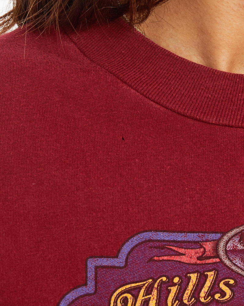 Vintage, 1998, Harley, Davidson, Owners, Group, Tee, The Real Deal, size extra small, colour Navy, newtown, sydney, australia, thrift store, opshop, preloved, secondhand, sustainable, retro, antique, 70s, 80s, 90s, 2000s, 00s, fashion, clothing, streetwear, trendy, garment, style, boutique, store, shop, archive, sale, cheap, best, top, T-Shirts