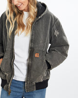 Vintage, Carhartt, Active', Jacket, The Real Deal, size medium, colour Grey, newtown, sydney, australia, thrift store, opshop, preloved, secondhand, sustainable, retro, antique, 70s, 80s, 90s, 2000s, 00s, fashion, clothing, streetwear, trendy, garment, style, boutique, store, shop, archive, sale, cheap, best, top, Jackets