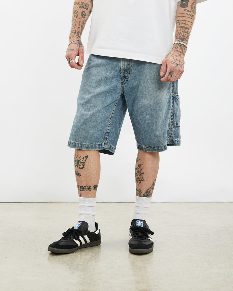 Vintage Levi's Denim Carpenter Shorts <br>31" , The Real Deal , newtown, sydney, australia, thrift store, opshop, preloved, secondhand, sustainable, retro, antique, 70s, 80s, 90s, 2000s, 00s, fashion, clothing, streetwear, trendy, garment, style, boutique, store, shop, archive, sale, cheap, best, top