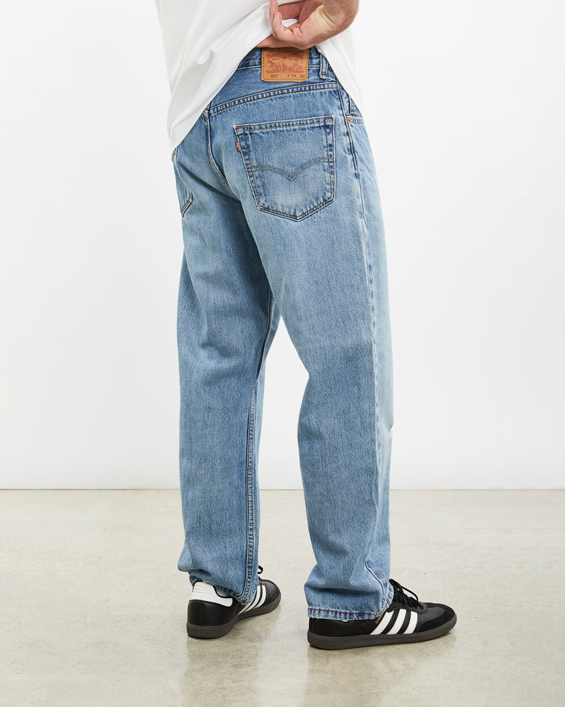 Vintage Levi's 550 Denim Jeans <br>34" , The Real Deal , newtown, sydney, australia, thrift store, opshop, preloved, secondhand, sustainable, retro, antique, 70s, 80s, 90s, 2000s, 00s, fashion, clothing, streetwear, trendy, garment, style, boutique, store, shop, archive, sale, cheap, best, top