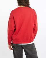 Vintage, 90s, Disney, Mickey, Mouse, Sweatshirt, The Real Deal, size medium, colour Red, newtown, sydney, australia, thrift store, opshop, preloved, secondhand, sustainable, retro, antique, 70s, 80s, 90s, 2000s, 00s, fashion, clothing, streetwear, trendy, garment, style, boutique, store, shop, archive, sale, cheap, best, top, Sweats and hoodies