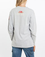 Vintage, Ecko, Unltd., Long, Sleeve, Tee, The Real Deal, size medium, colour Grey, newtown, sydney, australia, thrift store, opshop, preloved, secondhand, sustainable, retro, antique, 70s, 80s, 90s, 2000s, 00s, fashion, clothing, streetwear, trendy, garment, style, boutique, store, shop, archive, sale, cheap, best, top, T-Shirts