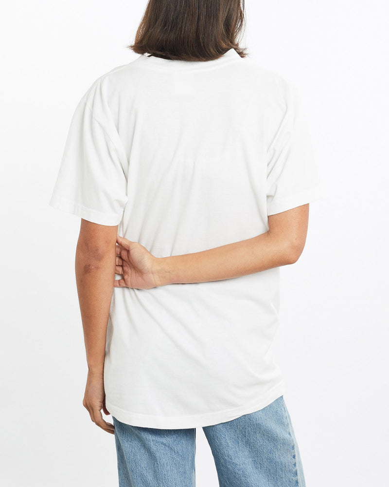 Vintage, Planet, Hollywood, Tee, The Real Deal, size small, colour White, newtown, sydney, australia, thrift store, opshop, preloved, secondhand, sustainable, retro, antique, 70s, 80s, 90s, 2000s, 00s, fashion, clothing, streetwear, trendy, garment, style, boutique, store, shop, archive, sale, cheap, best, top, T-Shirts