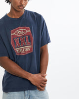 Vintage, 90s, Nike, Athletics, Tee, The Real Deal, size large, colour Navy, newtown, sydney, australia, thrift store, opshop, preloved, secondhand, sustainable, retro, antique, 70s, 80s, 90s, 2000s, 00s, fashion, clothing, streetwear, trendy, garment, style, boutique, store, shop, archive, sale, cheap, best, top, T-Shirts