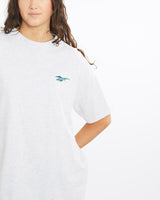 Vintage, 90s, Reebok, Tee, The Real Deal, size medium, colour Grey, newtown, sydney, australia, thrift store, opshop, preloved, secondhand, sustainable, retro, antique, 70s, 80s, 90s, 2000s, 00s, fashion, clothing, streetwear, trendy, garment, style, boutique, store, shop, archive, sale, cheap, best, top, T-Shirts