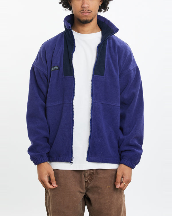 Vintage 90s Columbia Full Zip Fleece Sweatshirt <br>M , The Real Deal , newtown, sydney, australia, thrift store, opshop, preloved, secondhand, sustainable, retro, antique, 70s, 80s, 90s, 2000s, 00s, fashion, clothing, streetwear, trendy, garment, style, boutique, store, shop, archive, sale, cheap, best, top