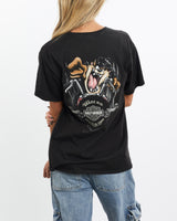 Vintage, Harley, Davidson, Looney, Tunes, Tee, The Real Deal, size extra small, colour Black, newtown, sydney, australia, thrift store, opshop, preloved, secondhand, sustainable, retro, antique, 70s, 80s, 90s, 2000s, 00s, fashion, clothing, streetwear, trendy, garment, style, boutique, store, shop, archive, sale, cheap, best, top, T-Shirts