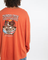 Vintage Harley Davidson Long Sleeve Tee <br>XXXL , The Real Deal , newtown, sydney, australia, thrift store, opshop, preloved, secondhand, sustainable, retro, antique, 70s, 80s, 90s, 2000s, 00s, fashion, clothing, streetwear, trendy, garment, style, boutique, store, shop, archive, sale, cheap, best, top