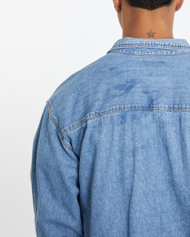 Vintage 90s Levi's Denim Button Up Shirt <br>XL , The Real Deal , newtown, sydney, australia, thrift store, opshop, preloved, secondhand, sustainable, retro, antique, 70s, 80s, 90s, 2000s, 00s, fashion, clothing, streetwear, trendy, garment, style, boutique, store, shop, archive, sale, cheap, best, top