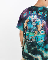 NFL, Miami, Dolphins, Tie, Dye, Tee, The Real Deal, size large, colour Multicolour, newtown, sydney, australia, thrift store, opshop, preloved, secondhand, sustainable, retro, antique, 70s, 80s, 90s, 2000s, 00s, fashion, clothing, streetwear, trendy, garment, style, boutique, store, shop, archive, sale, cheap, best, top, T-Shirts