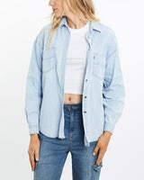 Vintage, 90s, Levi's, Denim, Button, Up, Shirt, The Real Deal, size medium, colour Blue, newtown, sydney, australia, thrift store, opshop, preloved, secondhand, sustainable, retro, antique, 70s, 80s, 90s, 2000s, 00s, fashion, clothing, streetwear, trendy, garment, style, boutique, store, shop, archive, sale, cheap, best, top, Shirts