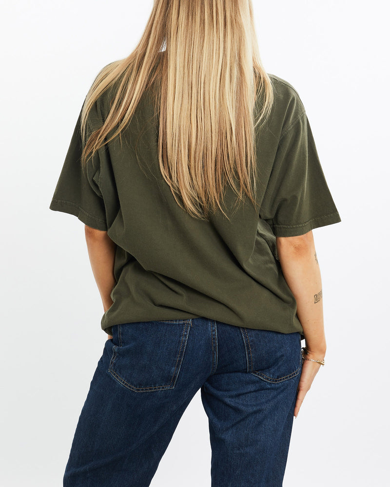 Vintage, Chaps, Ralph, Lauren, Pocket, Tee, The Real Deal, size medium, colour Green, newtown, sydney, australia, thrift store, opshop, preloved, secondhand, sustainable, retro, antique, 70s, 80s, 90s, 2000s, 00s, fashion, clothing, streetwear, trendy, garment, style, boutique, store, shop, archive, sale, cheap, best, top, T-Shirts