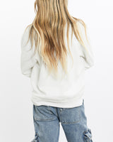 Vintage, 90s, Kitten, Sweatshirt, The Real Deal, size extra small, colour White, newtown, sydney, australia, thrift store, opshop, preloved, secondhand, sustainable, retro, antique, 70s, 80s, 90s, 2000s, 00s, fashion, clothing, streetwear, trendy, garment, style, boutique, store, shop, archive, sale, cheap, best, top, Sweats and hoodies