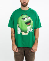 Vintage, M&M's, Chocolate, Tee, The Real Deal, size extra large, colour Green, newtown, sydney, australia, thrift store, opshop, preloved, secondhand, sustainable, retro, antique, 70s, 80s, 90s, 2000s, 00s, fashion, clothing, streetwear, trendy, garment, style, boutique, store, shop, archive, sale, cheap, best, top, T-Shirts