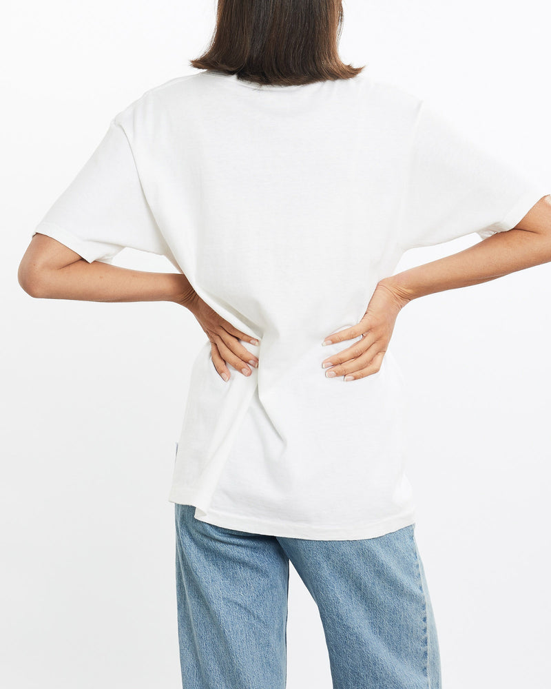 Vintage, 1989, MLB, Oakland, Athletics, Tee, The Real Deal, size small, colour White, newtown, sydney, australia, thrift store, opshop, preloved, secondhand, sustainable, retro, antique, 70s, 80s, 90s, 2000s, 00s, fashion, clothing, streetwear, trendy, garment, style, boutique, store, shop, archive, sale, cheap, best, top, T-Shirts