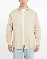 Vintage, 90s, Chaps, Ralph, Lauren, Button, Up, Shirt, The Real Deal, size double extra large, colour Beige, newtown, sydney, australia, thrift store, opshop, preloved, secondhand, sustainable, retro, antique, 70s, 80s, 90s, 2000s, 00s, fashion, clothing, streetwear, trendy, garment, style, boutique, store, shop, archive, sale, cheap, best, top, Shirts