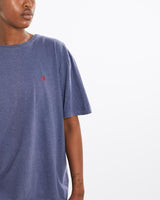 Vintage, 90s, Polo, Ralph, Lauren, Tee, The Real Deal, size medium, colour Blue, newtown, sydney, australia, thrift store, opshop, preloved, secondhand, sustainable, retro, antique, 70s, 80s, 90s, 2000s, 00s, fashion, clothing, streetwear, trendy, garment, style, boutique, store, shop, archive, sale, cheap, best, top, T-Shirts