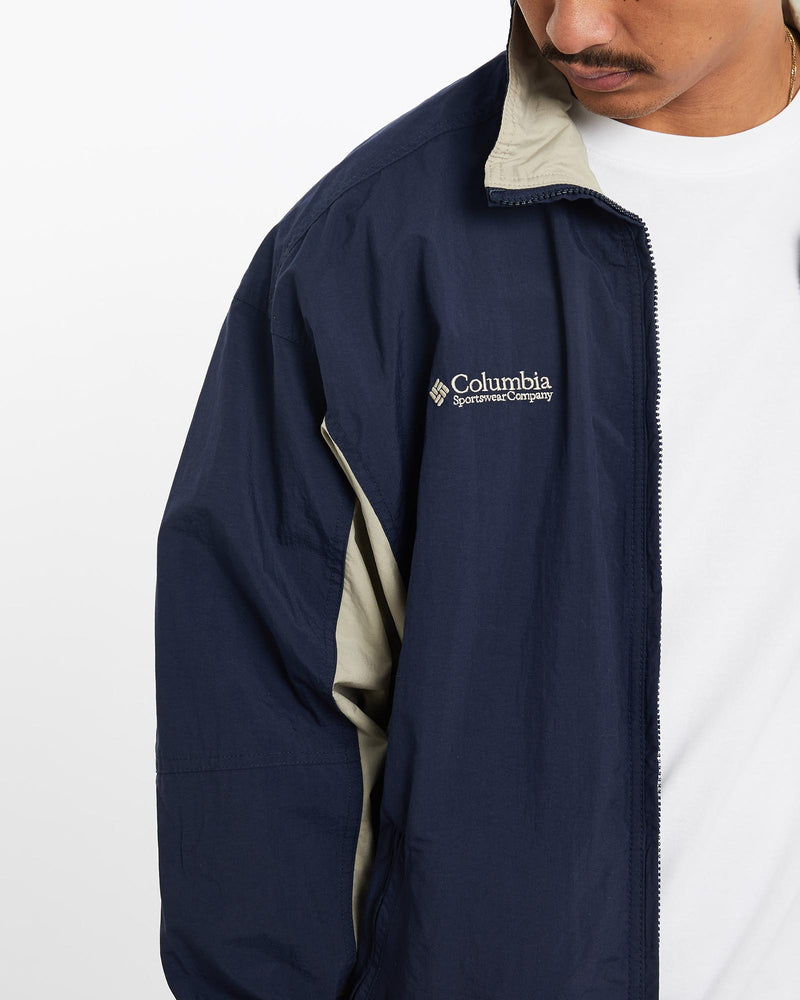 Vintage, Columbia, Windbreaker, Jacket, The Real Deal, size large, colour Multicolour, newtown, sydney, australia, thrift store, opshop, preloved, secondhand, sustainable, retro, antique, 70s, 80s, 90s, 2000s, 00s, fashion, clothing, streetwear, trendy, garment, style, boutique, store, shop, archive, sale, cheap, best, top, Jackets