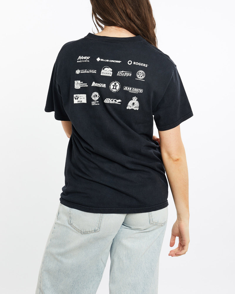 Vintage, 90s, D.A.R.E, Canada, Tee, The Real Deal, size medium, colour Black, newtown, sydney, australia, thrift store, opshop, preloved, secondhand, sustainable, retro, antique, 70s, 80s, 90s, 2000s, 00s, fashion, clothing, streetwear, trendy, garment, style, boutique, store, shop, archive, sale, cheap, best, top, T-Shirts