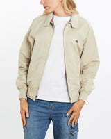 Vintage, 90s, Polo, Ralph, Lauren, Harrington, Jacket, The Real Deal, size medium, colour Beige, newtown, sydney, australia, thrift store, opshop, preloved, secondhand, sustainable, retro, antique, 70s, 80s, 90s, 2000s, 00s, fashion, clothing, streetwear, trendy, garment, style, boutique, store, shop, archive, sale, cheap, best, top, Jackets