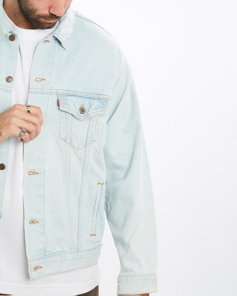 Vintage, Levi's, Denim, Jacket, The Real Deal, size extra large, colour Blue, newtown, sydney, australia, thrift store, opshop, preloved, secondhand, sustainable, retro, antique, 70s, 80s, 90s, 2000s, 00s, fashion, clothing, streetwear, trendy, garment, style, boutique, store, shop, archive, sale, cheap, best, top, Jackets