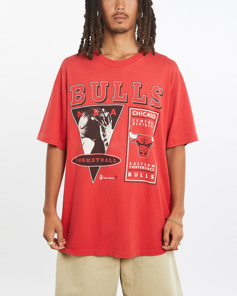 Vintage 90s NBA Chicago Bulls Tee <br>L , The Real Deal , newtown, sydney, australia, thrift store, opshop, preloved, secondhand, sustainable, retro, antique, 70s, 80s, 90s, 2000s, 00s, fashion, clothing, streetwear, trendy, garment, style, boutique, store, shop, archive, sale, cheap, best, top