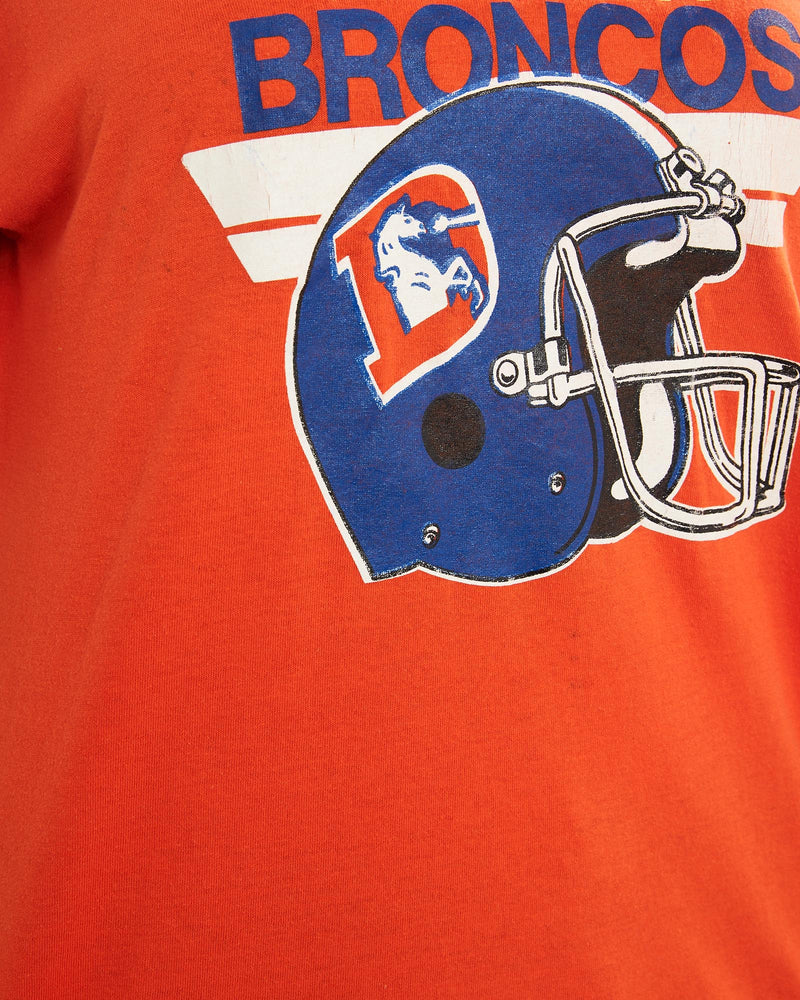 Vintage, 80s, NFL, Denver, Broncos, Tee, The Real Deal, size medium, colour Orange, newtown, sydney, australia, thrift store, opshop, preloved, secondhand, sustainable, retro, antique, 70s, 80s, 90s, 2000s, 00s, fashion, clothing, streetwear, trendy, garment, style, boutique, store, shop, archive, sale, cheap, best, top, T-Shirts