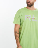 Vintage, 90s, Ralph, Lauren, Polo, Jeans, Co., Tee, The Real Deal, size extra large, colour Green, newtown, sydney, australia, thrift store, opshop, preloved, secondhand, sustainable, retro, antique, 70s, 80s, 90s, 2000s, 00s, fashion, clothing, streetwear, trendy, garment, style, boutique, store, shop, archive, sale, cheap, best, top, T-Shirts