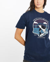 Vintage, 1996, Oregon, Coast, Aquarium', Wildlife, Tee, The Real Deal, size medium, colour Navy, newtown, sydney, australia, thrift store, opshop, preloved, secondhand, sustainable, retro, antique, 70s, 80s, 90s, 2000s, 00s, fashion, clothing, streetwear, trendy, garment, style, boutique, store, shop, archive, sale, cheap, best, top, T-Shirts