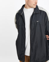 Vintage, Nike, Windbreaker, Jacket, The Real Deal, size extra large, colour Grey, newtown, sydney, australia, thrift store, opshop, preloved, secondhand, sustainable, retro, antique, 70s, 80s, 90s, 2000s, 00s, fashion, clothing, streetwear, trendy, garment, style, boutique, store, shop, archive, sale, cheap, best, top, Jackets