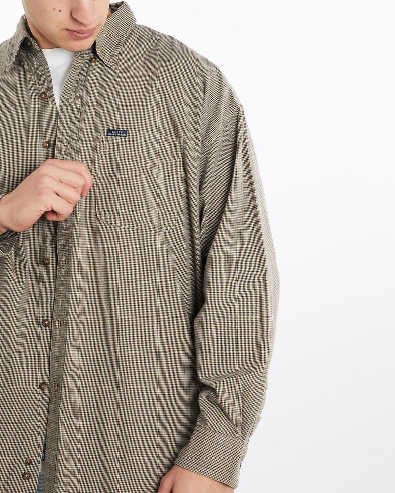 Vintage, 90s, Chaps, Ralph, Lauren, Button, Up, Shirt, The Real Deal, size double extra large, colour Multicolour, newtown, sydney, australia, thrift store, opshop, preloved, secondhand, sustainable, retro, antique, 70s, 80s, 90s, 2000s, 00s, fashion, clothing, streetwear, trendy, garment, style, boutique, store, shop, archive, sale, cheap, best, top, Shirts