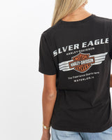 Vintage, Harley, Davidson, Tee, The Real Deal, size extra small, colour Black, newtown, sydney, australia, thrift store, opshop, preloved, secondhand, sustainable, retro, antique, 70s, 80s, 90s, 2000s, 00s, fashion, clothing, streetwear, trendy, garment, style, boutique, store, shop, archive, sale, cheap, best, top, T-Shirts